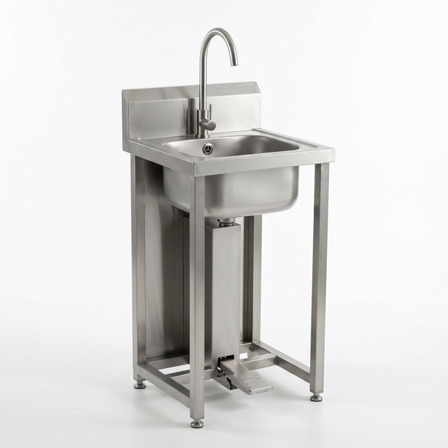 Lavamanos Pedal Inox - imagen 1